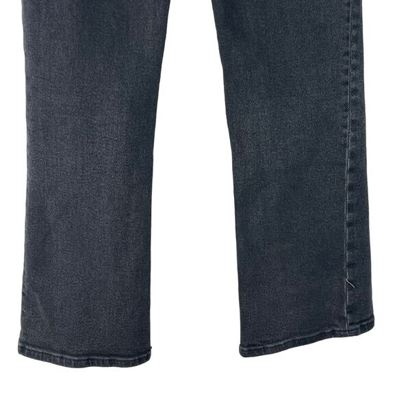 Madewell SZ 26 Cali Demi-Boot Jeans Mid-Rise Stretch Pockets Zip-Fly Gray - Picture 6 of 10